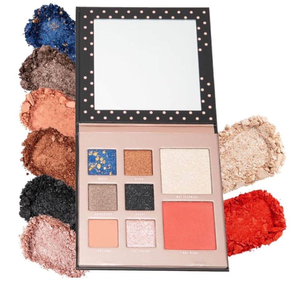 BOSSY - Power Woman Essentials - 6 Eyeshadows, Blush & Highlighter Palette